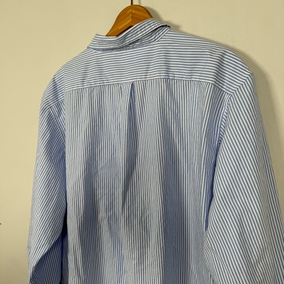 Lauren Ralph Lauren striped cotton poplin sleep shirt, Size 2X, 100% Cotton - Picture 10 of 16